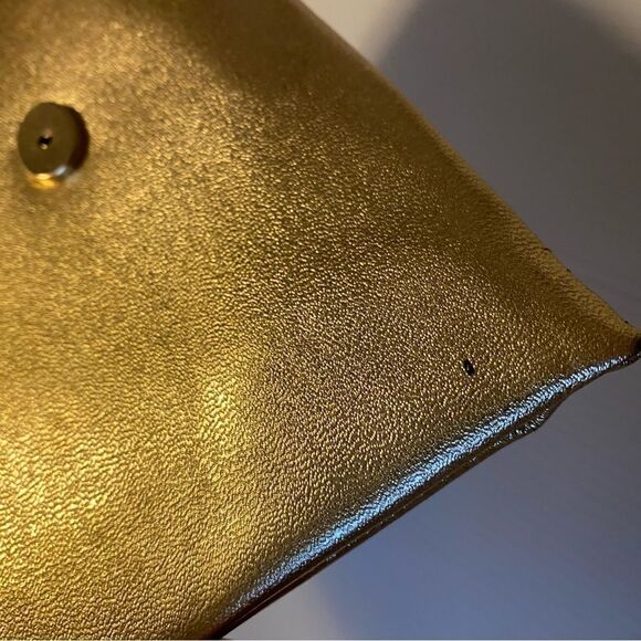 Vintage Avon Gold Lamé Clutch Purse 9x6 - Picture 6 of 8
